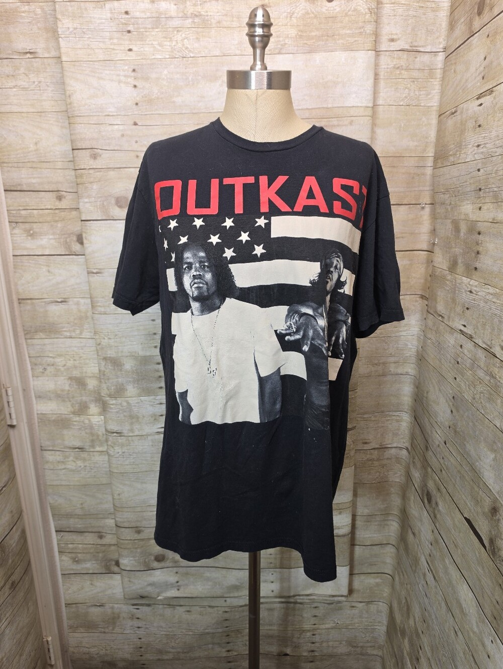 Outkast Black Graphic Short Sleeve Tee - Outkast Band Shirt